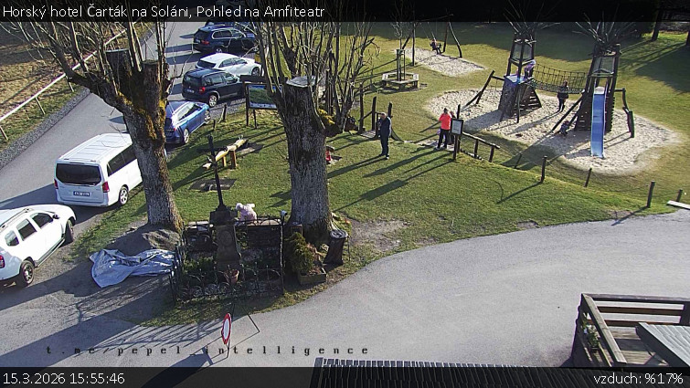 Horský hotel Čarták na Soláni - Pohled na Amfiteatr - 15.3.2026 v 15:55