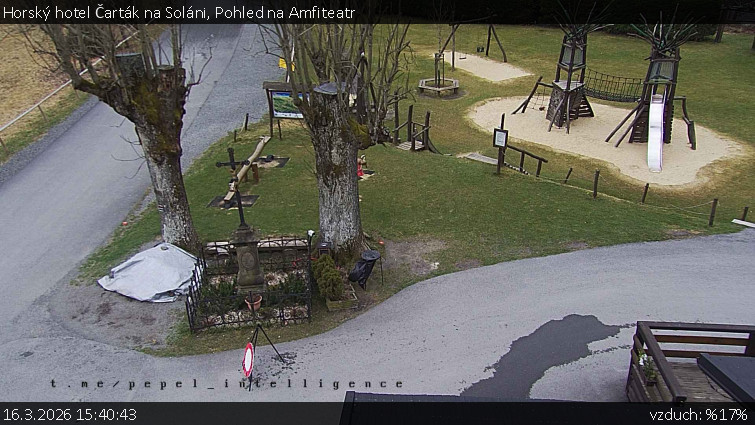 Horský hotel Čarták na Soláni - Pohled na Amfiteatr - 16.3.2026 v 15:40
