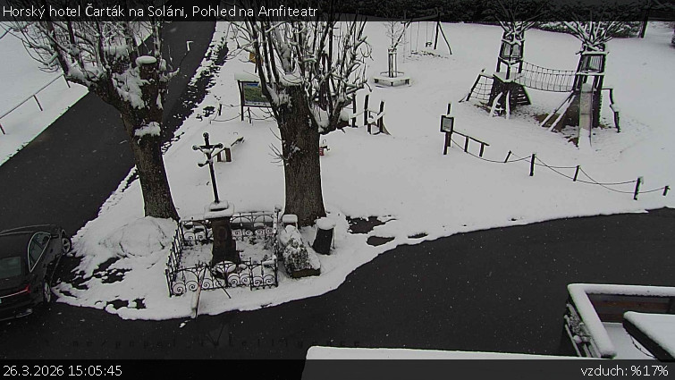 Horský hotel Čarták na Soláni - Pohled na Amfiteatr - 26.3.2026 v 15:05