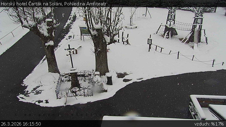 Horský hotel Čarták na Soláni - Pohled na Amfiteatr - 26.3.2026 v 16:15