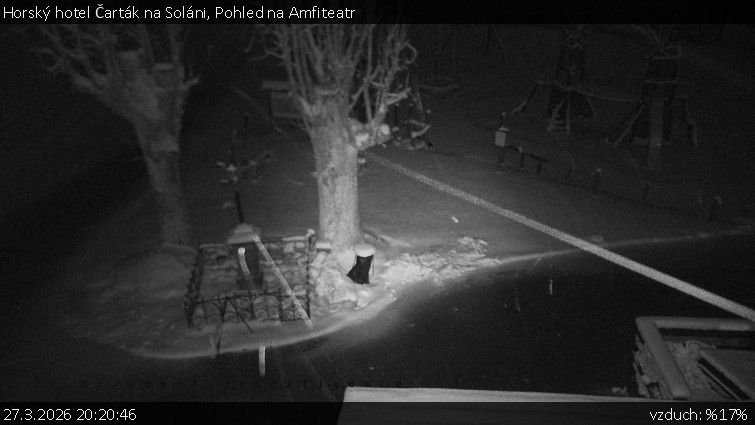 Horský hotel Čarták na Soláni - Pohled na Amfiteatr - 27.3.2026 v 20:20