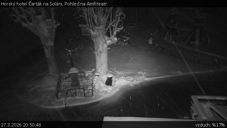 Horský hotel Čarták na Soláni - Pohled na Amfiteatr - 27.3.2026 v 20:50