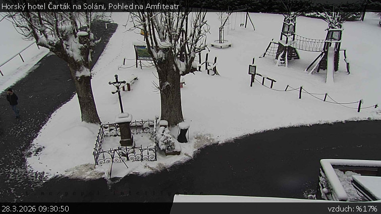 Horský hotel Čarták na Soláni - Pohled na Amfiteatr - 28.3.2026 v 09:30
