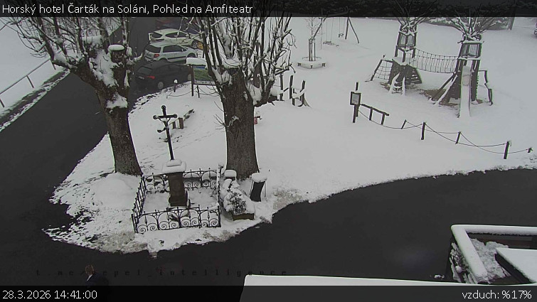 Horský hotel Čarták na Soláni - Pohled na Amfiteatr - 28.3.2026 v 14:41