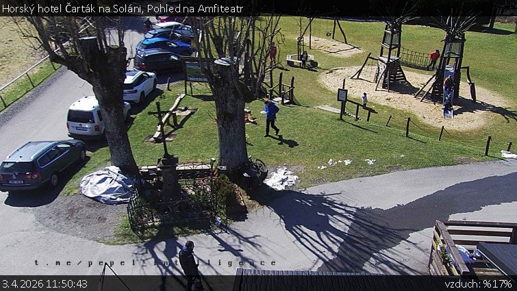 Horský hotel Čarták na Soláni - Pohled na Amfiteatr - 3.4.2026 v 11:50