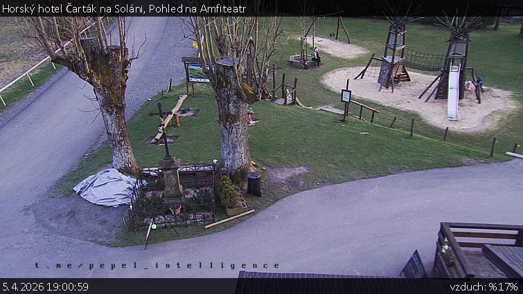 Horský hotel Čarták na Soláni - Pohled na Amfiteatr - 5.4.2026 v 19:00
