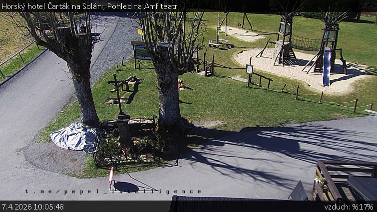 Horský hotel Čarták na Soláni - Pohled na Amfiteatr - 7.4.2026 v 10:05