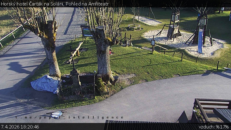 Horský hotel Čarták na Soláni - Pohled na Amfiteatr - 7.4.2026 v 18:20