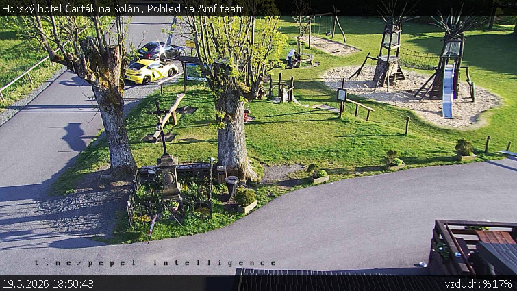 Horský hotel Čarták na Soláni - Pohled na Amfiteatr - 19.5.2026 v 18:50
