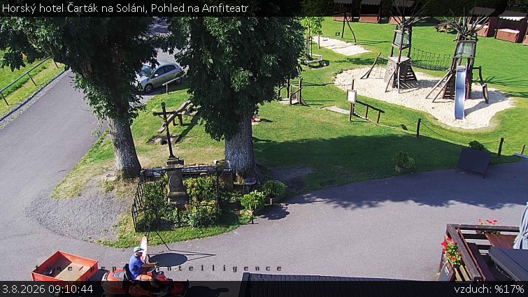 Horský hotel Čarták na Soláni - Pohled na Amfiteatr - 3.8.2026 v 09:10