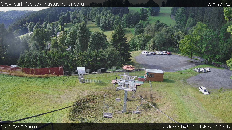 Snow park Paprsek - Nástup na lanovku - 2.8.2025 v 09:00 Snow park Paprsek - Nástup na lanovku - 2.8.2025 v 09:00