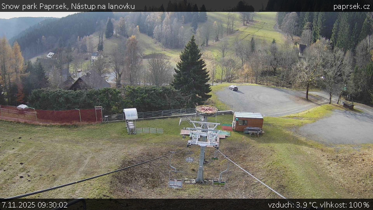 Snow park Paprsek - Nástup na lanovku - 7.11.2025 v 09:30