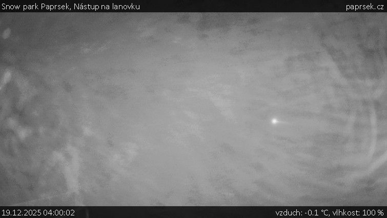 Snow park Paprsek - Nástup na lanovku - 19.12.2025 v 04:00
