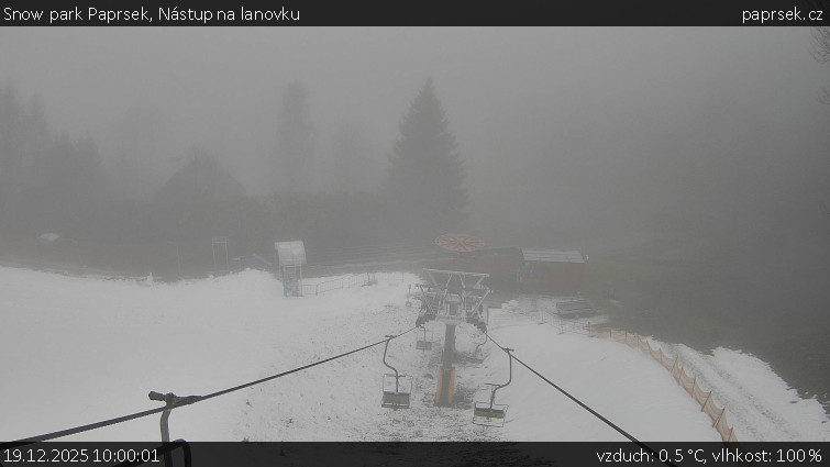 Snow park Paprsek - Nástup na lanovku - 19.12.2025 v 10:00