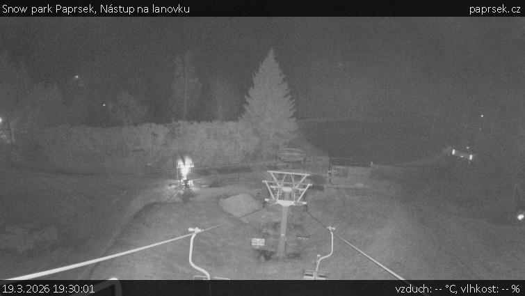 Snow park Paprsek - Nástup na lanovku - 19.3.2026 v 19:30