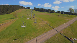 Lanovka - pohled nahoru