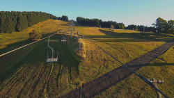 Lanovka - pohled nahoru