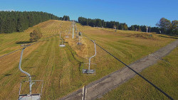 Lanovka - pohled nahoru