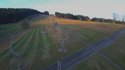 Lanovka - pohled nahoru