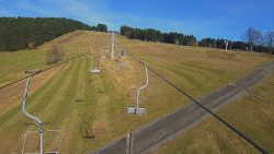 Lanovka - pohled nahoru