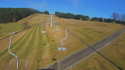 Lanovka - pohled nahoru