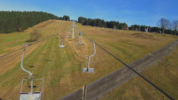 Lanovka - pohled nahoru