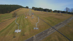 Lanovka - pohled nahoru