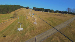 Lanovka - pohled nahoru