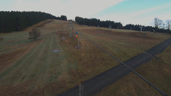 Lanovka - pohled nahoru