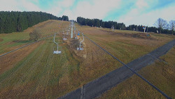 Lanovka - pohled nahoru