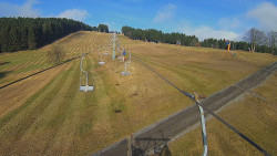 Lanovka - pohled nahoru