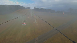 Lanovka - pohled nahoru