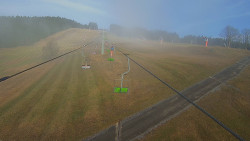 Lanovka - pohled nahoru