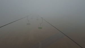 Snow park Paprsek - Lanovka - pohled nahoru - 16.11.2025 v 07:00 Snow park Paprsek - Lanovka - pohled nahoru - 16.11.2025 v 07:00