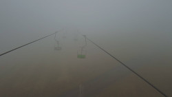 Lanovka - pohled nahoru