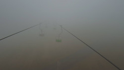 Lanovka - pohled nahoru