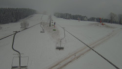 Lanovka - pohled nahoru