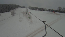 Lanovka - pohled nahoru