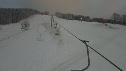 Lanovka - pohled nahoru