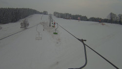 Lanovka - pohled nahoru