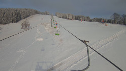 Lanovka - pohled nahoru