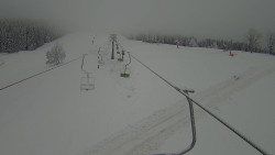 Lanovka - pohled nahoru