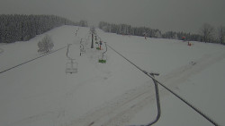 Lanovka - pohled nahoru