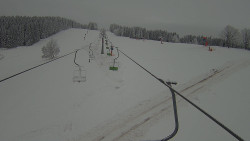 Lanovka - pohled nahoru