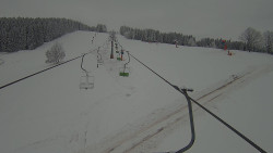 Lanovka - pohled nahoru