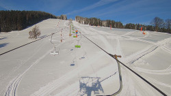 Lanovka - pohled nahoru