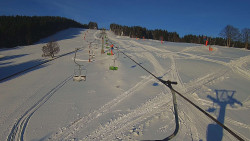 Lanovka - pohled nahoru