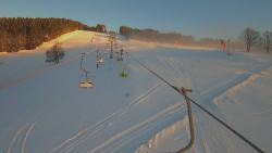 Lanovka - pohled nahoru