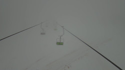 Lanovka - pohled nahoru