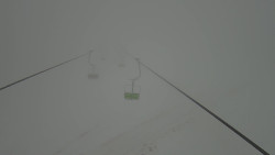 Lanovka - pohled nahoru